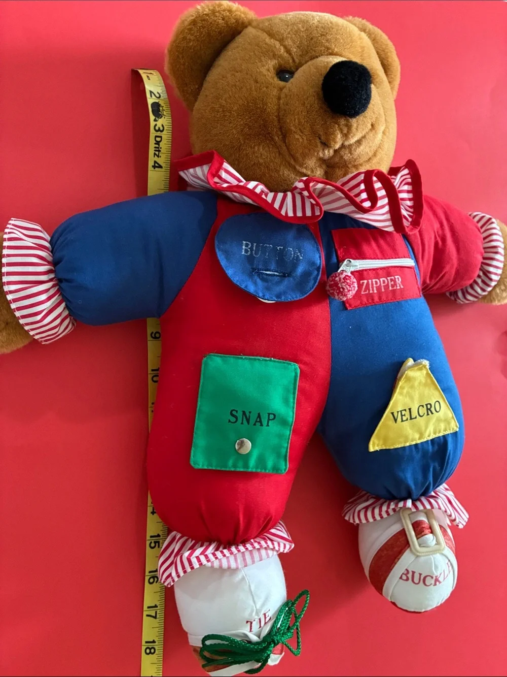 American Greetings - TEACH ME TO DRESS BEAR - Vintage 1983